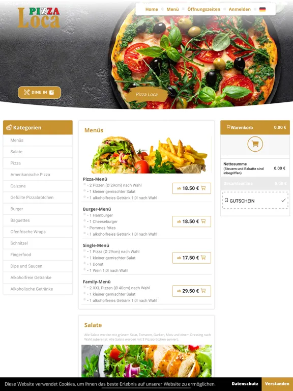 Tangkapan skrin Pizza Loca iPad 