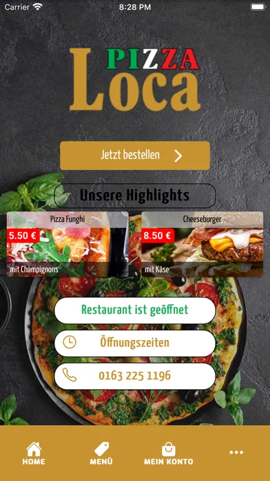 Tangkapan skrin Pizza Loca