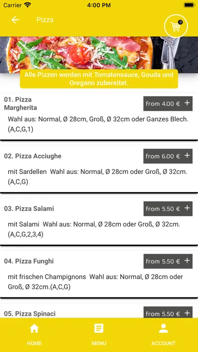 Pizzeria La Nossa Ekran Görüntüleri