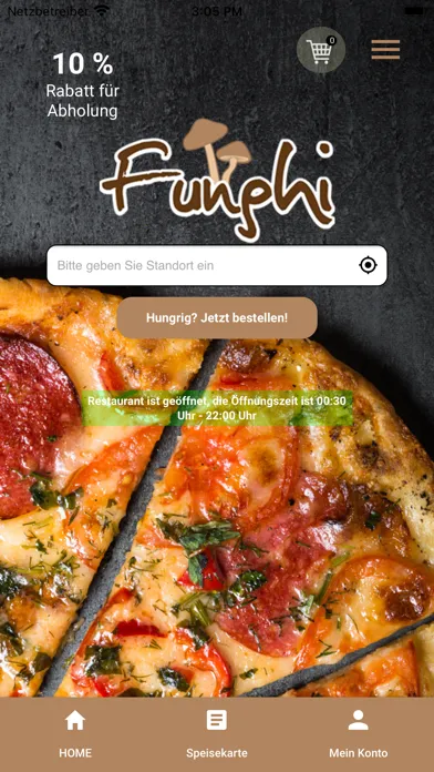 Pizzeria Funghi应用截图