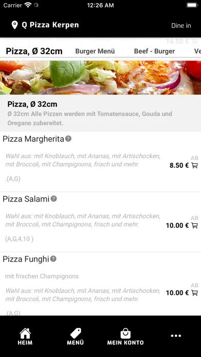 Q-Pizza Kerpen 스크린샷