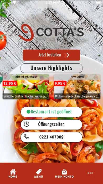 Restaurant Cottas Screenshots