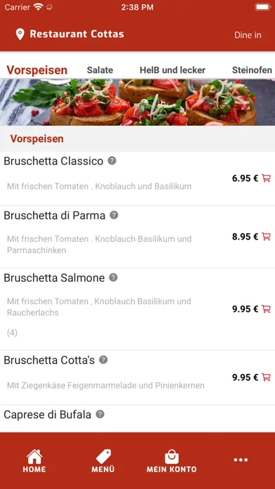 Restaurant Cottas Screenshots