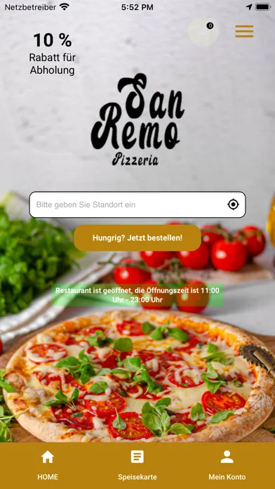 Capturas de pantalla de Pizzeria San Remo Köln