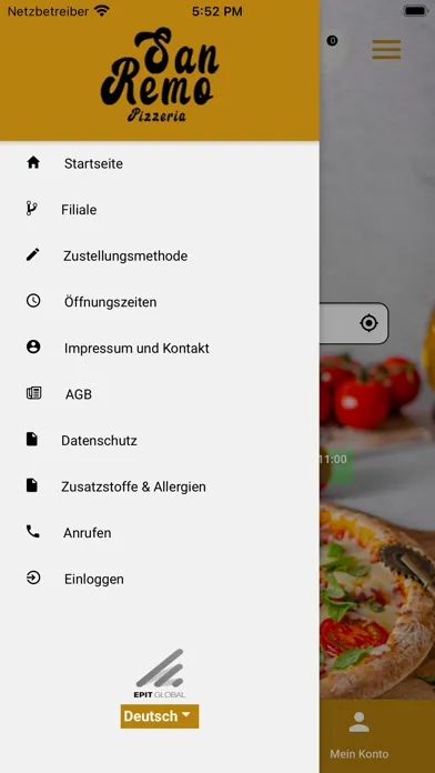 Capturas de pantalla de Pizzeria San Remo Köln