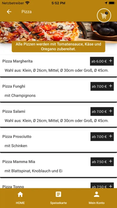 Capturas de pantalla de Pizzeria San Remo Köln