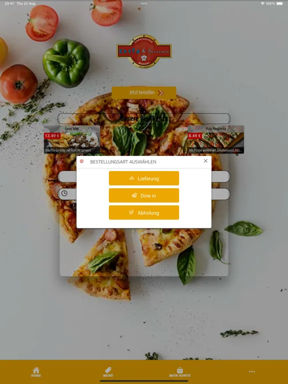 Kreta & Sorrento iPad  스크린샷