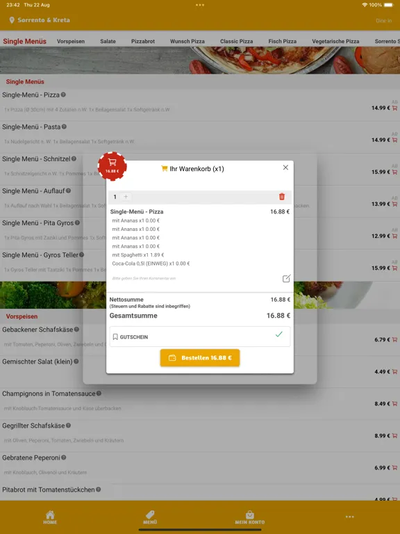 Kreta & Sorrento iPad  스크린샷