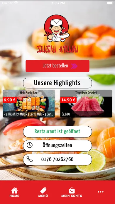 Capturas de pantalla de Sushi Ayumi