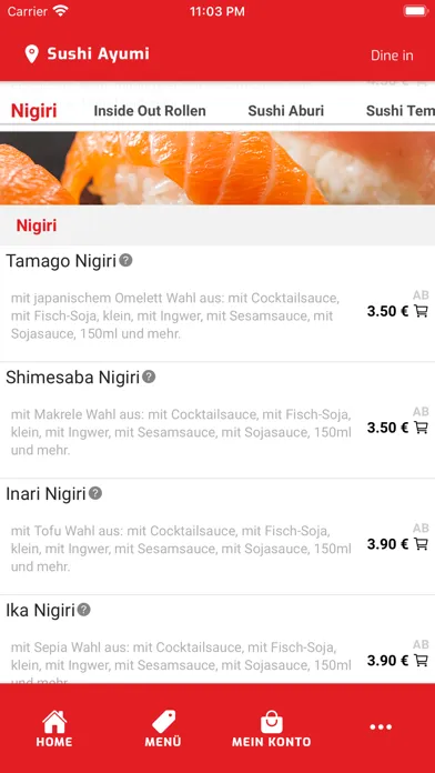 Capturas de pantalla de Sushi Ayumi