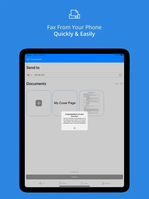 Safe Fax - Scan & Fax Fast iPad 应用截图