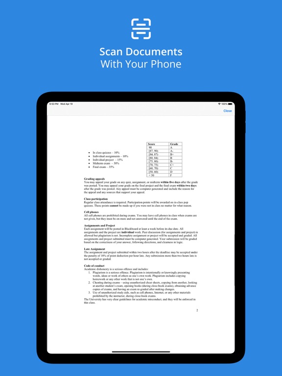 Safe Fax - Scan & Fax Fast iPad 應用截圖