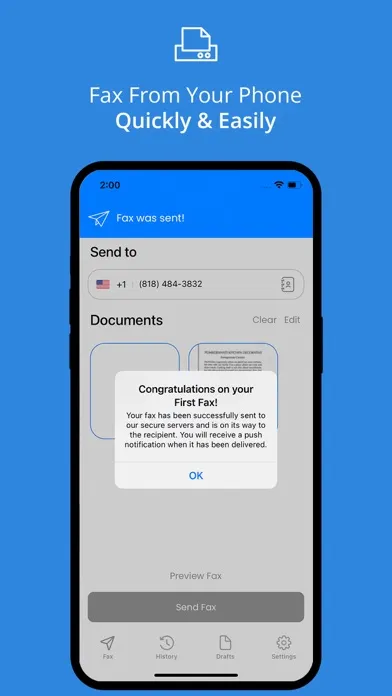 Safe Fax - Scan & Fax Fast应用截图