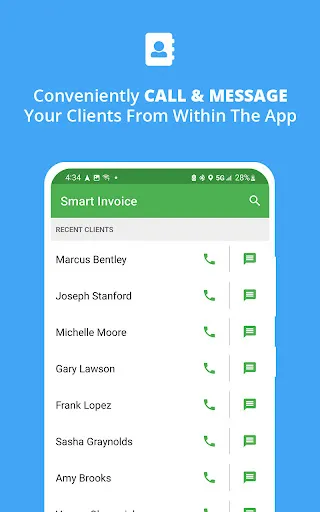 ภาพหน้าจอของ Smart Invoice: Email Invoices