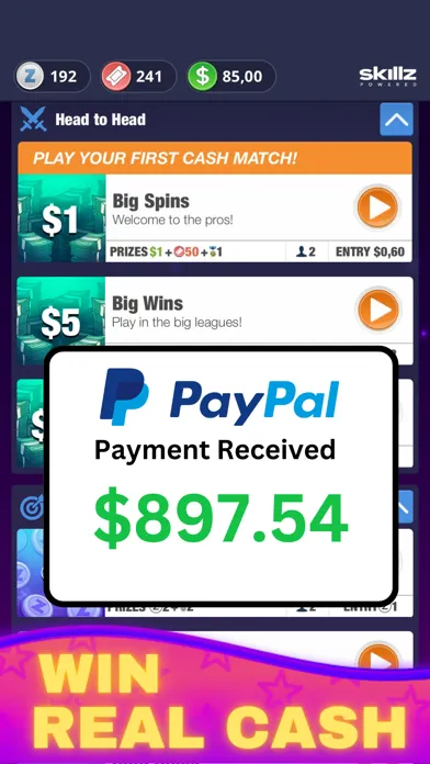 Tangkapan skrin Real Money Slots Stake Casino