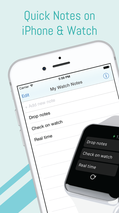تصاویر Quick Notes for iPhone & Watch