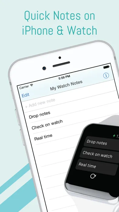 ภาพหน้าจอของ Quick Notes for iPhone & Watch