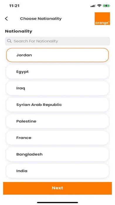 تصاویر Orange Sajelni eKYC
