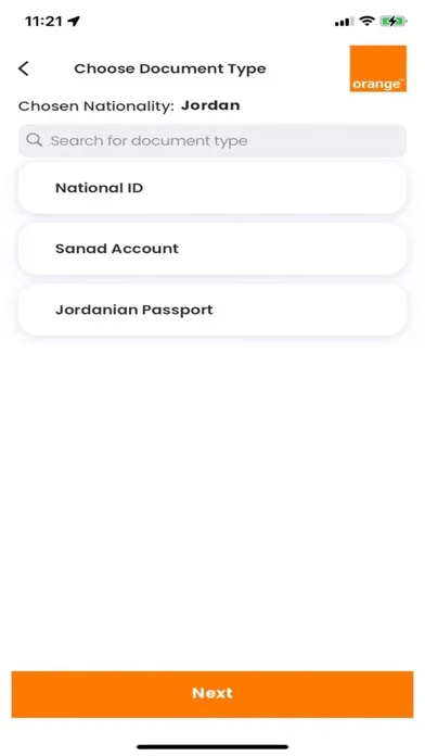 تصاویر Orange Sajelni eKYC