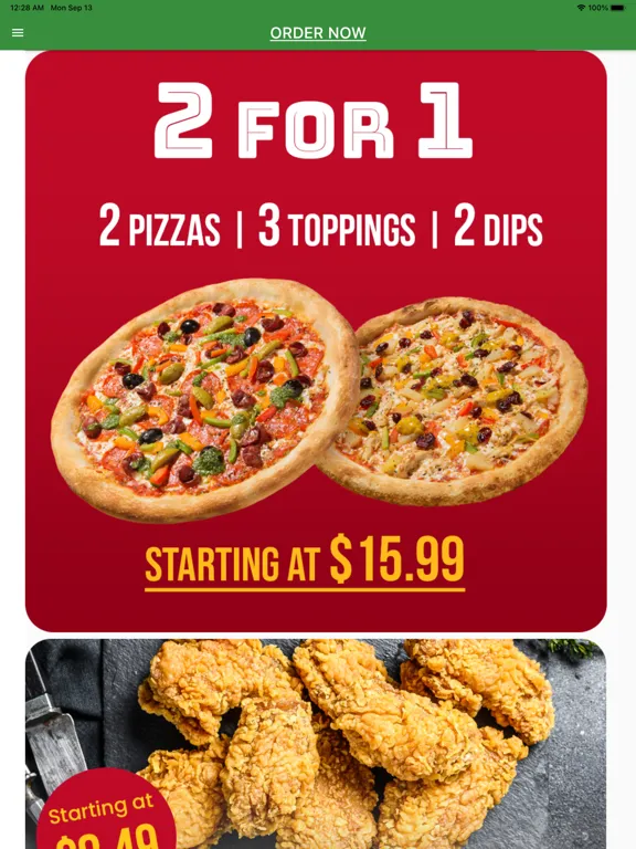 Supreme Pizza iPad  スクリーンショット