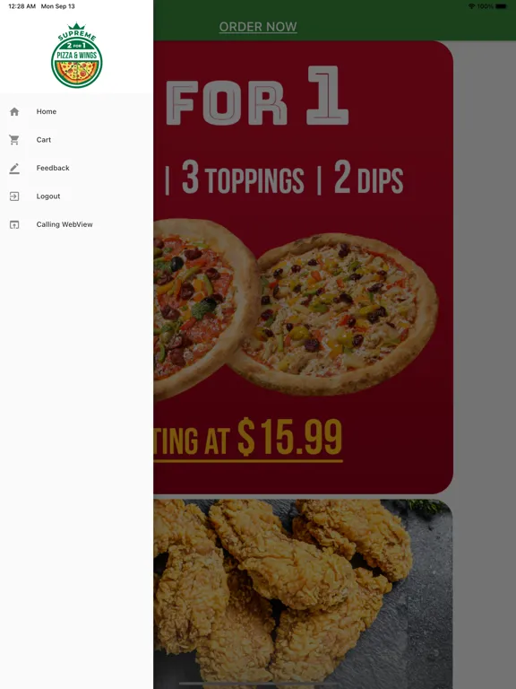 Supreme Pizza iPad  スクリーンショット