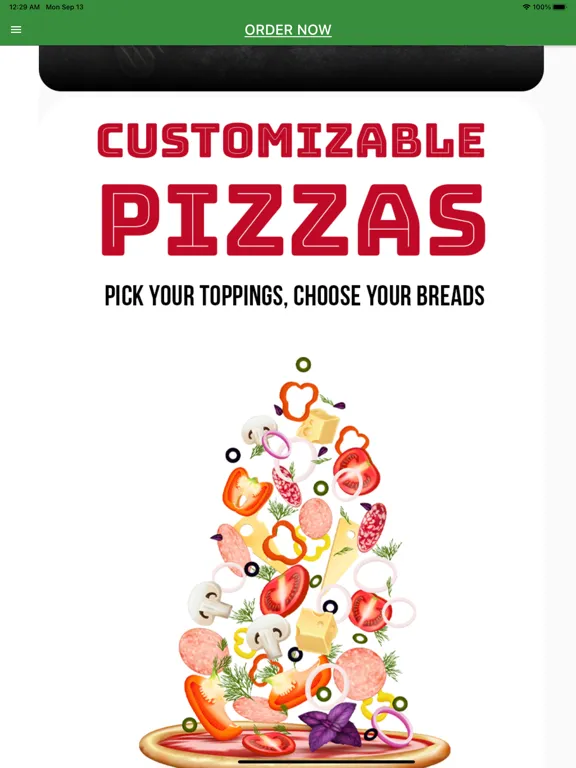 Supreme Pizza iPad  スクリーンショット