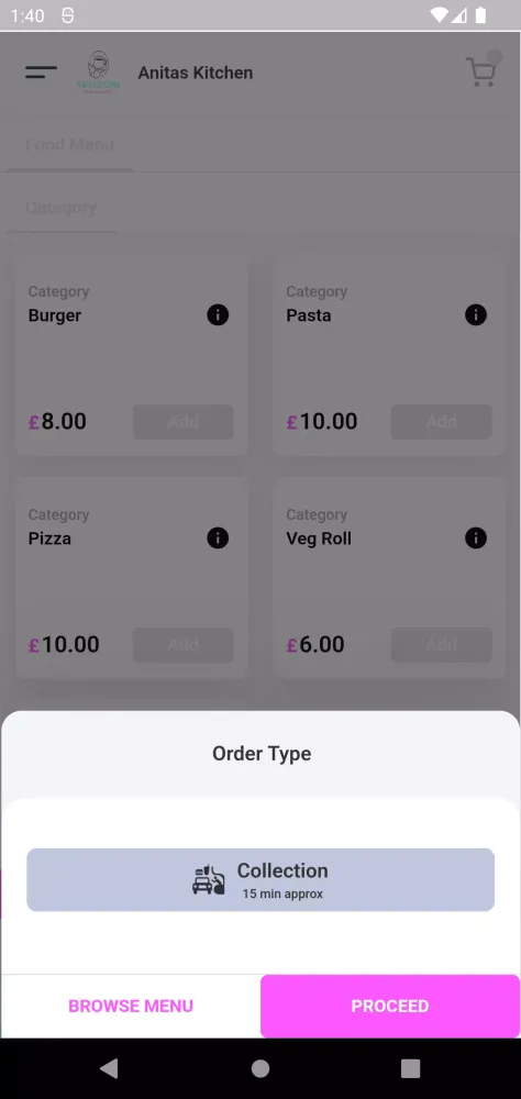Anita's Kitchen Screenshots