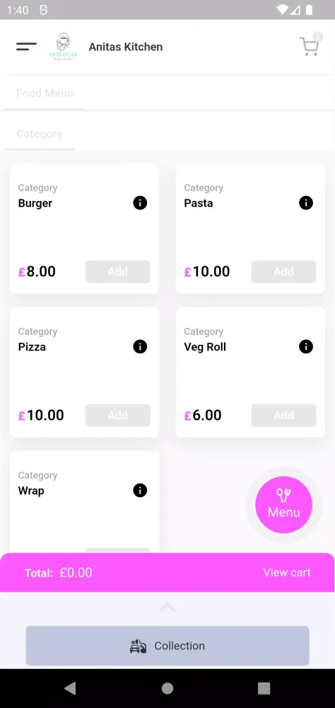 Anita's Kitchen Screenshots