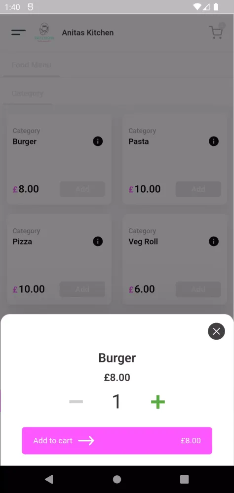 Anita's Kitchen Screenshots