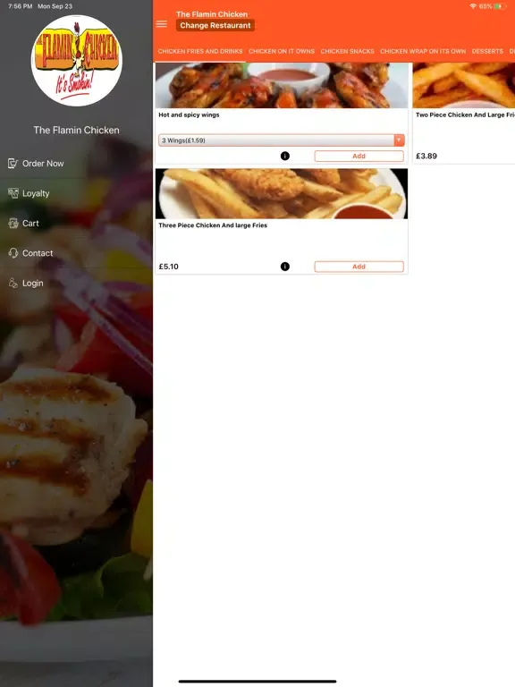 The Flamin Chicken iPad  स्क्रीनशॉट