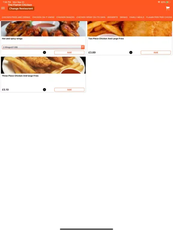 The Flamin Chicken iPad  स्क्रीनशॉट