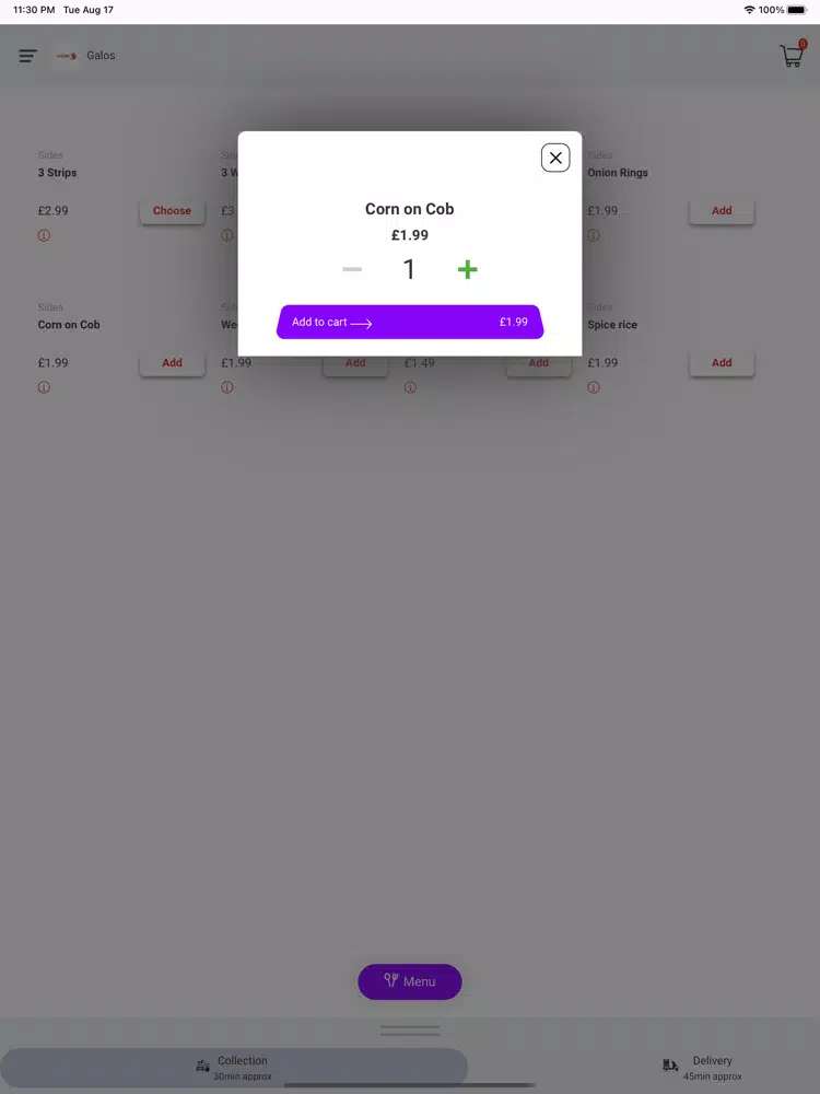 Galos iPad  Screenshots