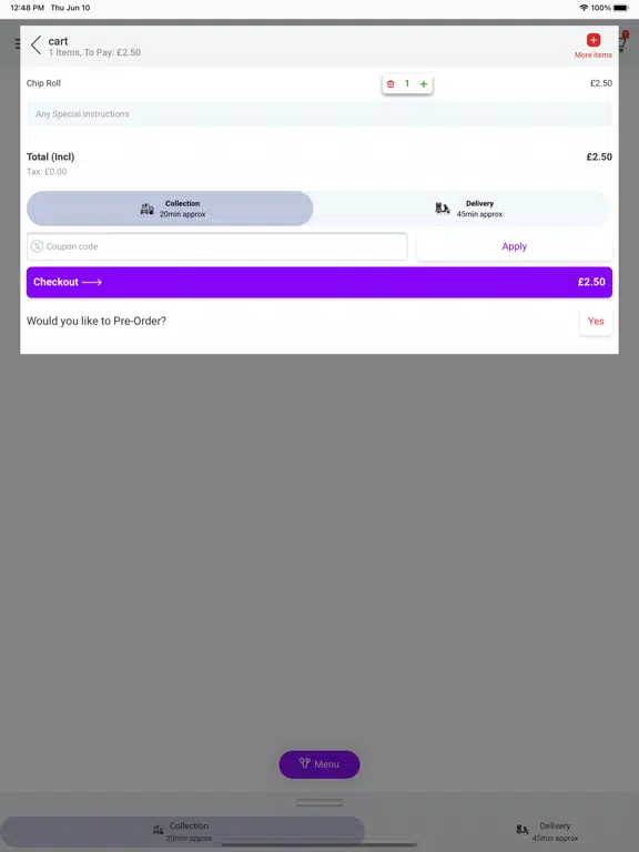 Hot Spot Fish Bar iPad  স্ক্রিনশট