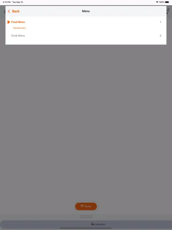 Screenshot di KTA CAFE & BAR iPad 