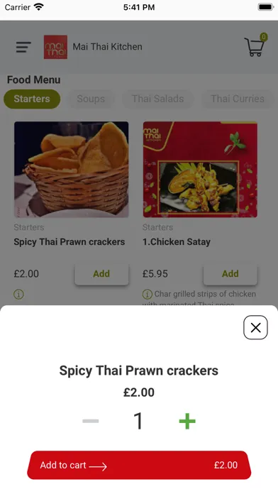 Zrzuty ekranu Mai Thai