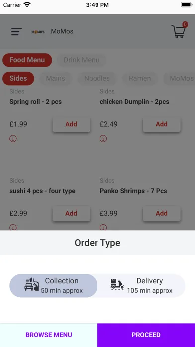 MoMos سکرین شاٹس