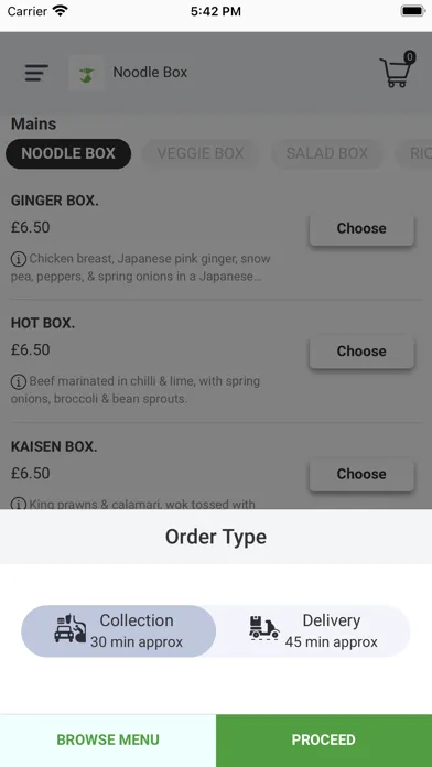 NOODLE- BOX 스크린샷