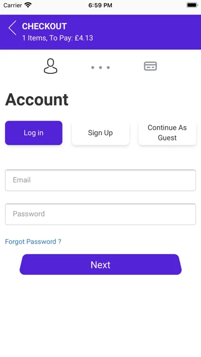 ePOS Hybrid Mobile App Screenshots