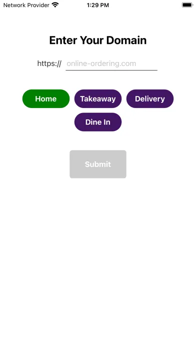 Captures d'écran de Online Ordering Wrapper
