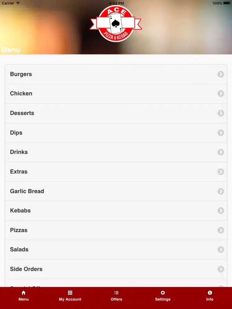 Capturas de tela do Ace Pizza iPad 