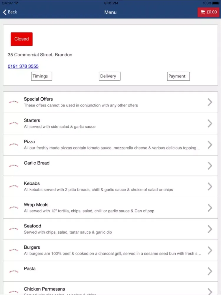 Billie Jos iPad  Screenshots