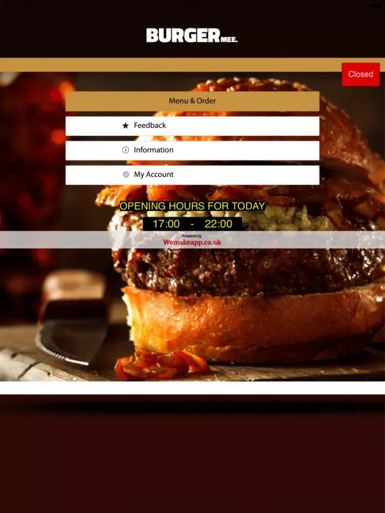 Capturas de pantalla de Burger Mee Worthing iPad 