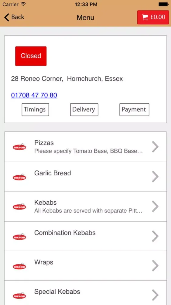 Essex Chef Hornchurch Screenshots