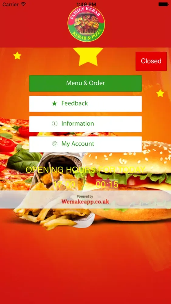 Tangkapan layar Family Kebab Newport