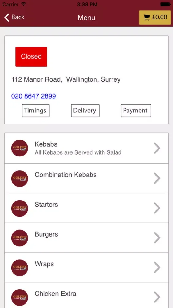 Golden Grill Wallington Screenshots
