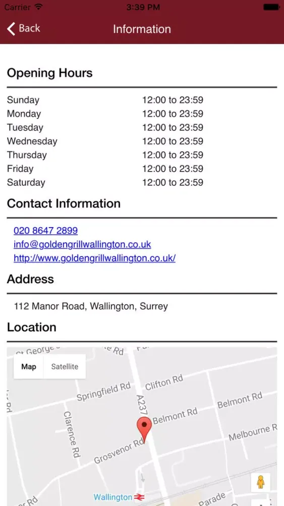 Golden Grill Wallington Screenshots