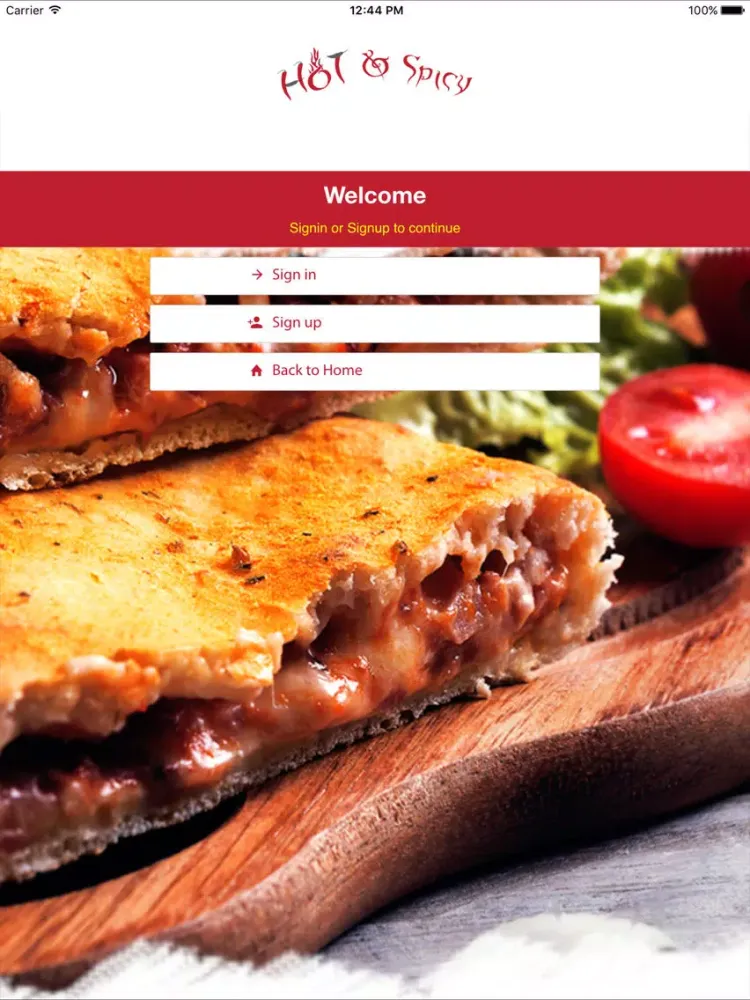 Capturas de tela do Hot and Spicy Indian Takeaway iPad 
