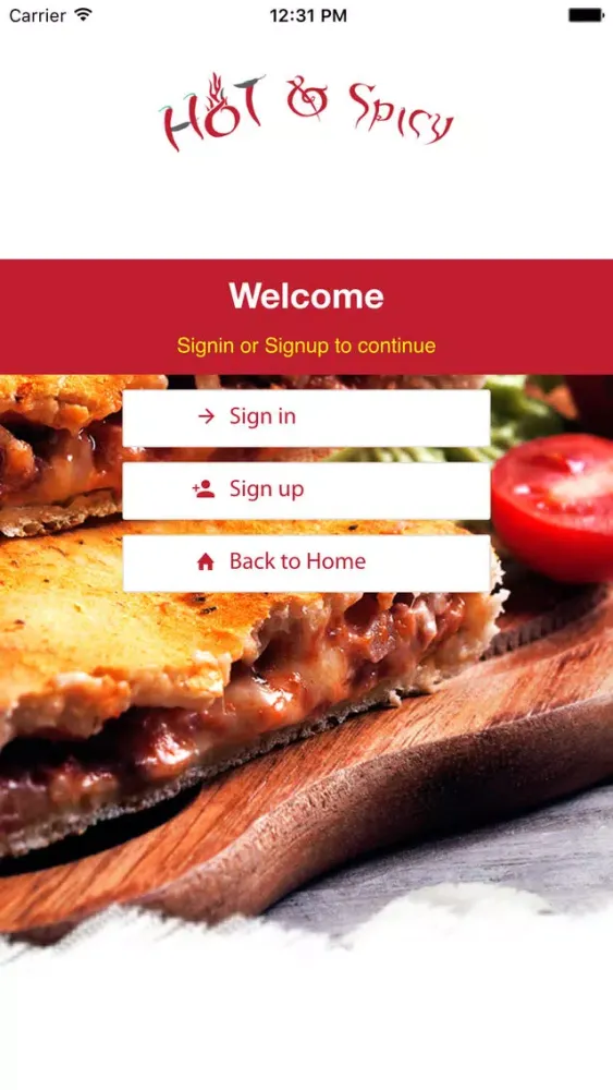 Capturas de tela do Hot and Spicy Indian Takeaway