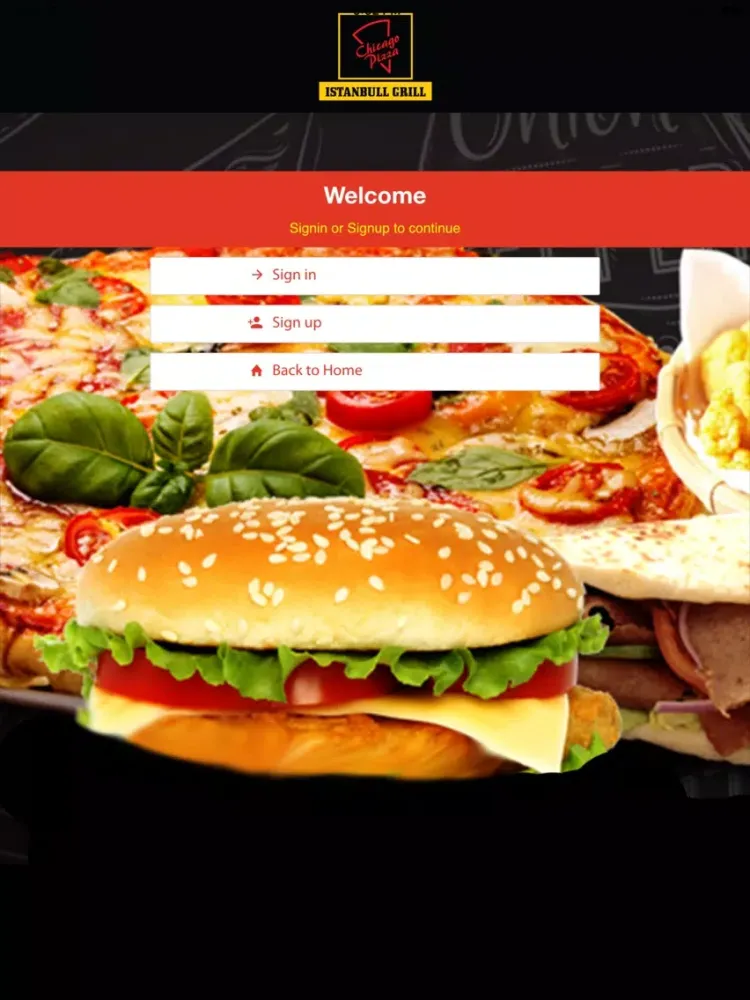 Zrzuty ekranu Chicago Pizza Istanbul Grill iPad 