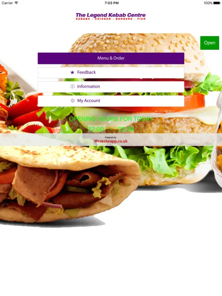 ภาพหน้าจอของ The Legend Kebab Centre iPad 